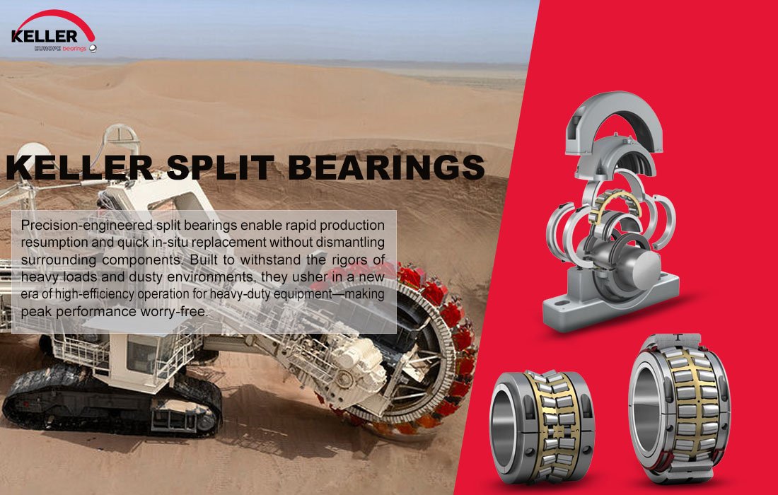 Application of Split Bearings in Bucket-Wheel Machines